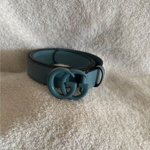Gucci Marmont Leather Belt with Iconic Logo Buckle